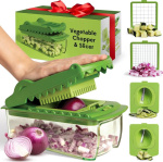 Fullstar X OTOTO Croc Chop – Fun Ergonomic Crocodile Vegetable Chopper